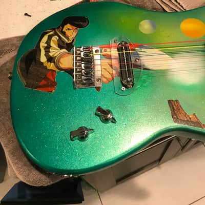 Space Dandy Peavey Rockmaster Green Sparkle image 2