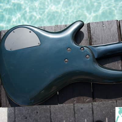 1991 Ibanez SDGR SR1000 (SR-1000) Dark Blue - Made in japan - Ebony Fretboard - Active Electronics image 4