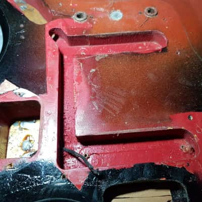 1963 FENDER JAGUAR BODY USA - DAKOTA RED CUSTOM COLOUR image 4