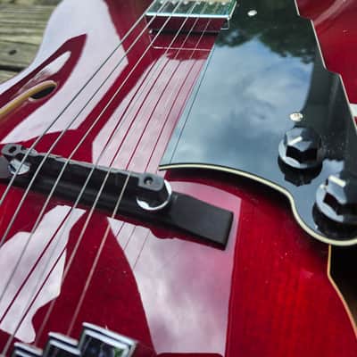 D'Angelico Premier EXL-1  Fiesta Red LIKE NEW image 6
