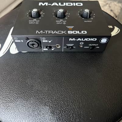M-Audio M-Track Solo USB Audio Interface 2020 - Present - Black image 2