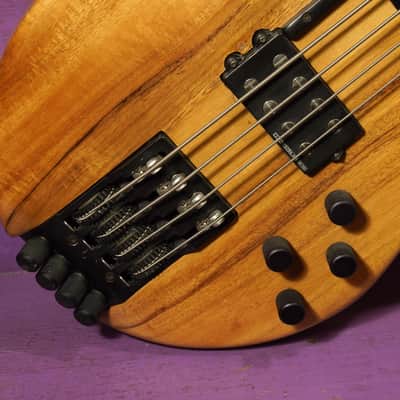 1994 Chip Wilson w/Kubicki Headless Fretless Neck Electric Bass Guitar (VIDEO! Fresh Setup) image 7
