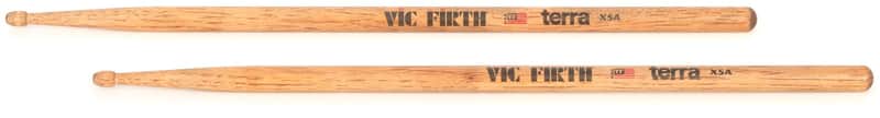 Vic Firth American Classic Extreme Terra Drumsticks - 5A (2-pack) Bundle image 1