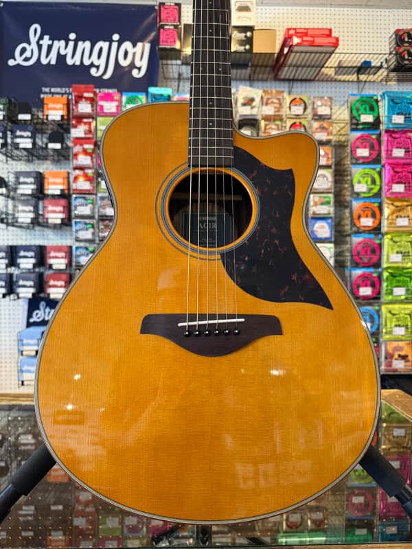 Yamaha AC1R Concert Acoustic-Electric with Cutaway - Natural image 1