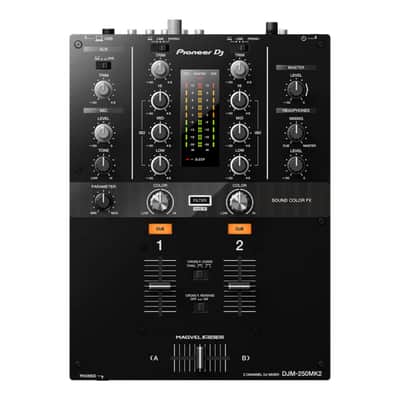 Pioneer DJ DJM-250MK2 2-Channel DJ Mixer with Magvel Fader & Sound Color FX image 1