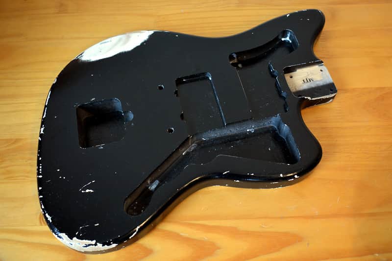 MJT Jazzmaster Body - Black Nitro Finish | Reverb UK