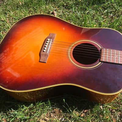 Vintage Alvarez 5031 Dreadnought Acoustic Guitar & Case image 1