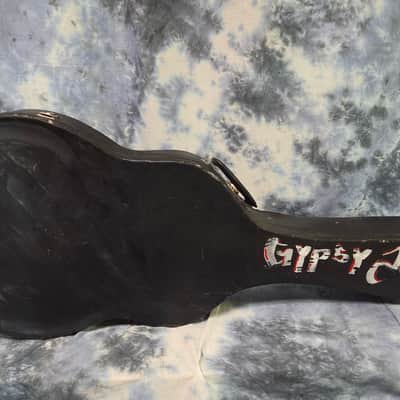 Immagine Vintage RARE 1955 Gypsy Joe Harmony Arch Top Acoustic Guitar Hard Shell Case - 2