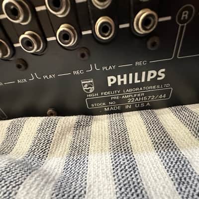 Philips AH572 high fidelity labs, fully serviced, Pre Amp amplifier vintage USA image 7