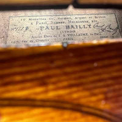 Paul Bailly French Violin image 4