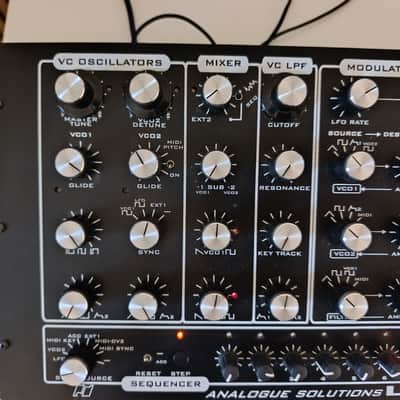 Analogue Solutions Leipzig-S Analog Monosynth with Sequencer 2010s - Black image 23