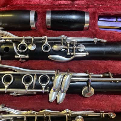 Boosey and Hawkes Imperial 926 Clarinet Bb and A Pair c1944 - Ebony image 10