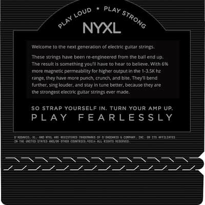 D'Addario Guitar Strings NYXL 1052 Electric Light Gauge 10-52 image 4