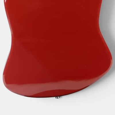 Formanta Style Red Guitar Built-in Onboard Fuzz Effect Soviet Reissue image 4