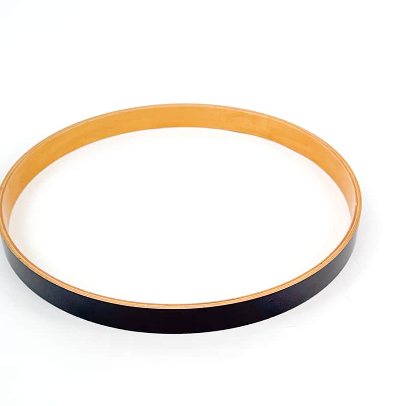 Ludwig LCEM2100XXTB EVOLUTION MAPLE 20" BASS DRUM HOOP - TRANSPARENT BLACK AND NATURAL image 1