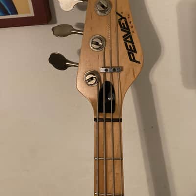 Vintage 1992 Peavey USA Fury 4 String P Bass Fender Precision Black Poplar Body Maple Neck Stringjoy image 5