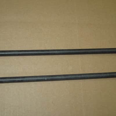 one pair new old stock Gambal Manufacturing GPHR1 (UG13GPHR1) Percussive Keyboard Mallets (for xylophones and glockenspiels) 1 & 1/8" Brown Medium Nylon Flat Ball (oval) Heads with Black Synthetic Shafts (with original packaging) from 1990s to early 2000s image 17