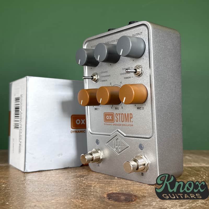 Universal Audio OX Stomp Dynamic Speaker Emulator 2023 - Present - Silver image 1