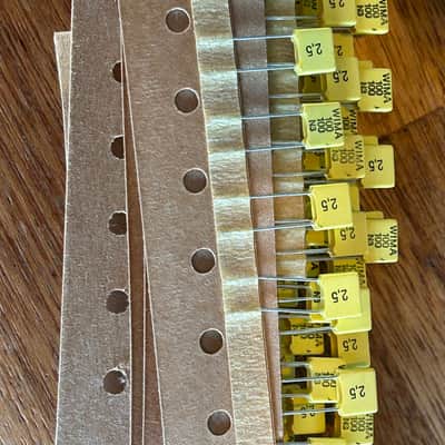 NOS Stackpole Carbon Comp Resistors, WIMA Capacitors & Pilot Lights – 1979/80 USA image 7