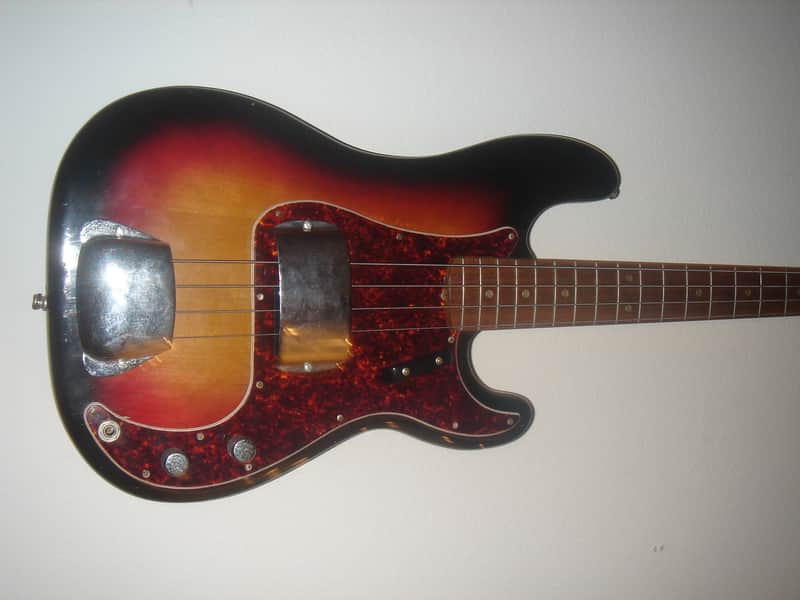 Fender Precision Bass with Rosewood Fretboard 1965- Sunburst image 1