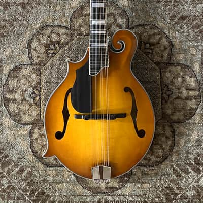 Eastman MD615L-GB Left Handed F-Style Mandolin in Goldburst w/ Hard Case & Free Pro Setup image 1