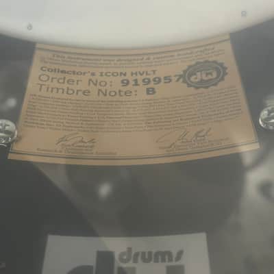 DW DREX6514SSG-R2 Collector's Series "R40" Neil Peart Signature Icon 6.5x14" Snare Drum 2016 - Black with Neil Peart Graphic image 4