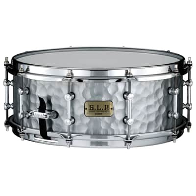 Tama LST1455H 5.5x14" S.L.P. Series Vintage Hammered Steel Snare Drum Drum