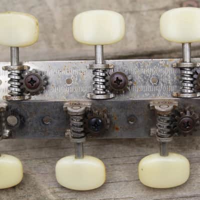 6 Vintage Open Back 3 in Line Strip Tuners Gibson Martin Harmony Kay Teisco image 6
