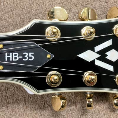 Washburn HB35 Semi-Hollowbody Electric Guitar, Maple Top, Back, Sides, Neck, Case, Blues/Jazz image 8