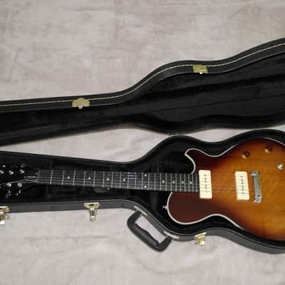 Michael Kelly Patriot Special P90 Pickups Set Neck Tobacco Burst Finish Grover Tuners Hardshell Case image 1