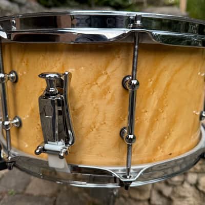 Ludwig LS403CAN150 Canada 150th Anniversary Edition 1867-2017 6.5x14 Birdseye Maple 10 PLY Classic Maple - Gloss Lacquer Snare Drum MINT image 9