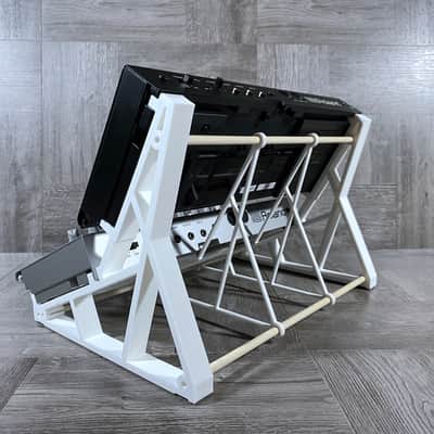 Dual Stand for Roland Boutique Series Modules - DWL - color WHITE - by KZcraftworks - USA image 3