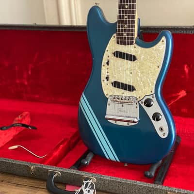 Original Vintage 1969 USA Fender Mustang Lake Placid Blue Competition w/ OHSC. '27' Serial Prefix Kurt Cobain Nirvana image 6