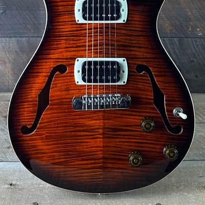 PRS SE Hollowbody I - Orange Tiger Smokeburst CTII00550 image 5