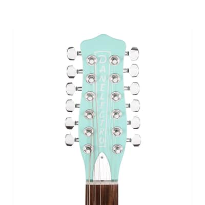 Danelectro 59 12 String Electric Guitar Aqua image 4