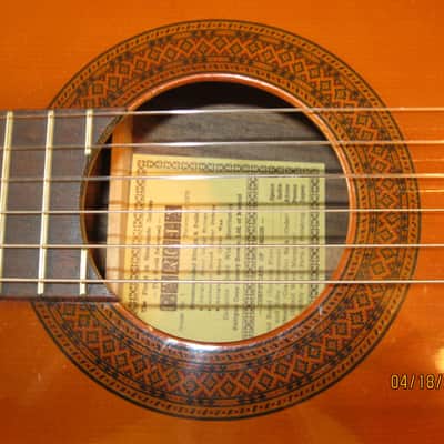 Garcia Grade No. 1 Classical Guitar 1970 Natural Gloss image 5