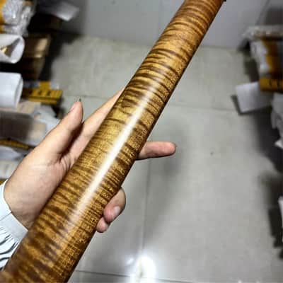 AAAA lock nut 24Fret Roasted Flame Maple Electric guitar Neck replace matte image 1