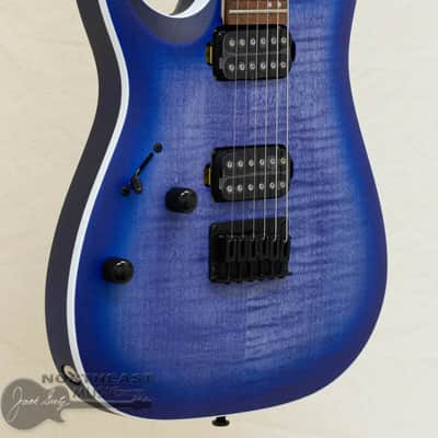 Ibanez RGA42FM Lefty - Blue Lagoon Burst Flat image 2