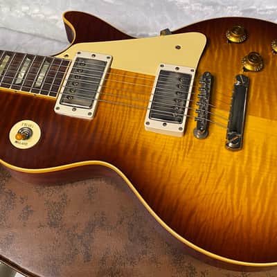 NEW ! Gibson Custom Shop 1959 Les Paul - Iced Tea - Authorized Dealer - Quilt / Flame Top - VOS - 8.5 lbs - G07605 image 10
