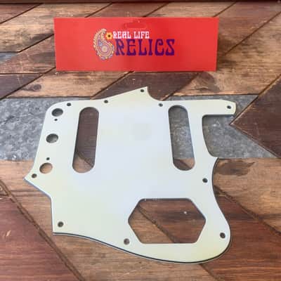 Real Life Relics Aged White Jaguar® Pickguard 3 PLY   [PGJ5] image 1