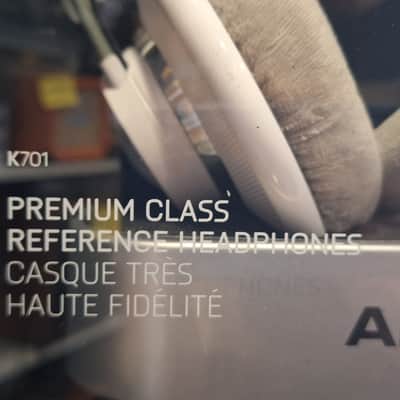 AKG K701 Open-Back Studio Reference Headphones 2010s - Black image 3