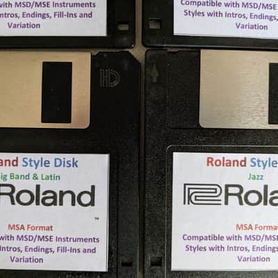 Roland Keyboard Floppy Disk Styles Collection image 8