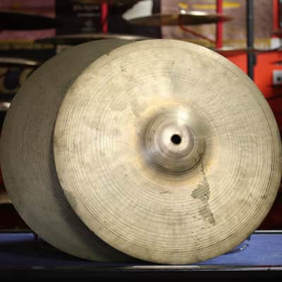 1950s A. Zildjian 12" Small Stamp Hi-Hats 524/582g image 2