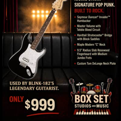 Fender Tom DeLonge Artist Series Signature Stratocaster 2023 - Black image 1