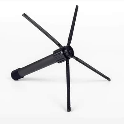Portable Foldable Flute Stand - Metal Base, 4-Leg Stand for Flute & Piccolo image 2