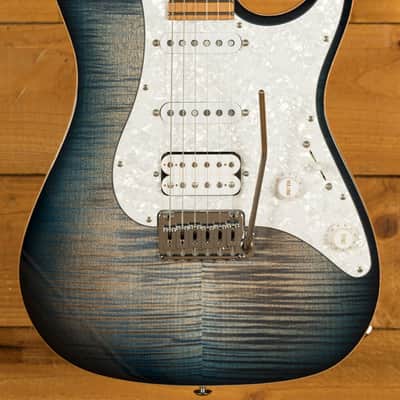 Suhr Standard Plus Faded Trans Whale Blue Burst Maple image 1