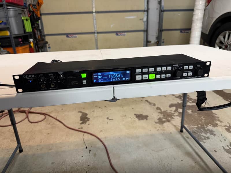 Denon DN-F300 Professional SD/USB Solid State Audio Player w/ Power Supply 1U image 1