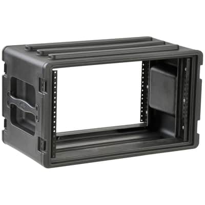 SKB 1SKB-R6S Shallow 6U Roto Rack Case w/ Steel Rails