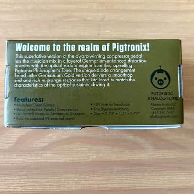 Pigtronix Philosopher's Tone Germanium Gold Micro Compressor Sustainer 2010s - with box image 9
