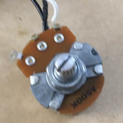 Custom Chrome Cover Humbucker Wiring  Harness Pickup + 2 Original Pots + Switch image 6
